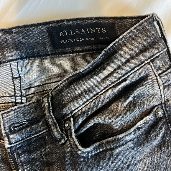 All Saints Track Ankle Jeans - dark gray - Picture 2 of 5
